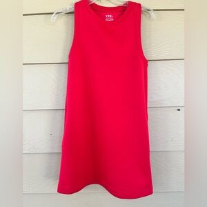 YPB Bright Red Sleeveless Mini Shift Dress